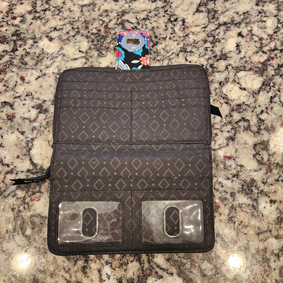 Vera Bradley Haymarket Paisley Jewel RFID Turnlock Wallet - Picture 5 of 6